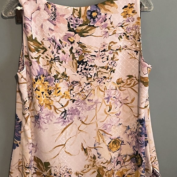 SELLING WOMEN TOP SIZE SMALL FLORAL COLOR UNBRANDED REVERSIBLE BLOUSE USED - Picture 11 of 11